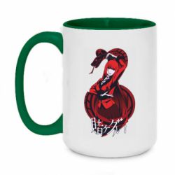 Чашка двухцветная 420ml Yumeko Jabami - PrintSalon