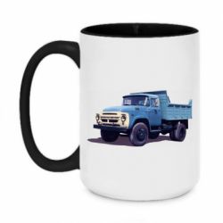 Чашка двухцветная 420ml ZiL Vintage - PrintSalon