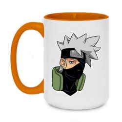 Чашка двухцветная 420ml はたけ カカシ - PrintSalon