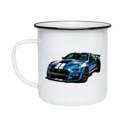 Кружка эмалированная 2020 Ford Mustang Shelby GT500 - PrintSalon