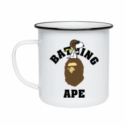 Кружка эмалированная A bathing ape peanuts - PrintSalon
