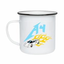 Кружка эмалированная A4 Lamba And Fire - PrintSalon