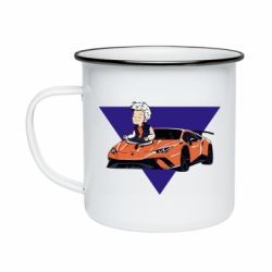 Кружка эмалированная A4 Lamba - PrintSalon