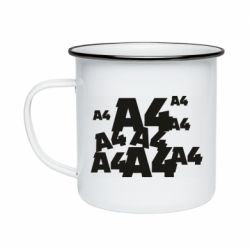 Кружка эмалированная A4 Pattern - PrintSalon