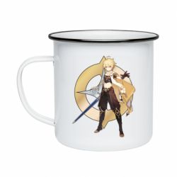 Кружка эмалированная Aether Genshin Impact - PrintSalon