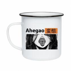 Кружка емальована Ахегао Аніме - PrintSalon