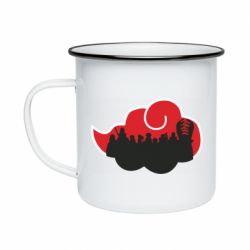 Кружка эмалированная Akatsuki Members Red Cloud - PrintSalon