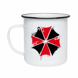 Кружка емальована Амбрела арт бризки - PrintSalon