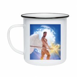 Кружка эмалированная Angel Billy - PrintSalon