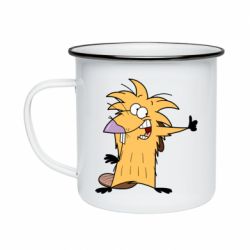 Кружка эмалированная Angry Beavers: Norbert - PrintSalon