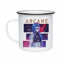 Кружка емальована Arcane tv LoL