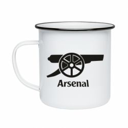 Кружка эмалированная Arsenal simple logo