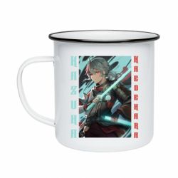 Кружка емальована Арт з Казухою - PrintSalon