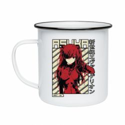 Кружка емальована Аска Євангеліон - PrintSalon