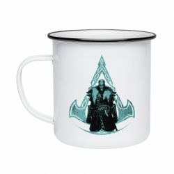 Кружка эмалированная Assassin's Creed Valhalla Art - PrintSalon