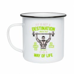 Кружка эмалированная Athletic Dept - PrintSalon