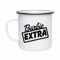 Кружка эмалированная Barbie Extra - PrintSalon