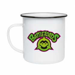 Кружка емальована Battletoads logo - PrintSalon