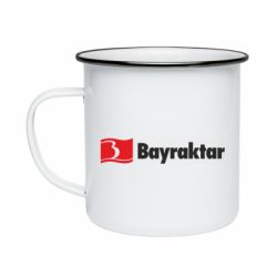 Кружка емальована Bayraktar Logo - PrintSalon
