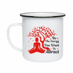 Кружка эмалированная Be Energy - To Attrack - PrintSalon