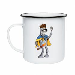 Кружка емальована Бандер українець - PrintSalon