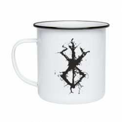 Кружка эмалированная Berserk label - PrintSalon