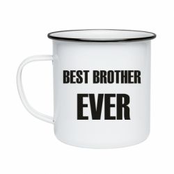 Кружка эмалированная Best brother ever - PrintSalon