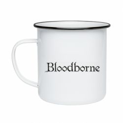 Кружка емальована Bloodborne logo