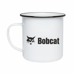 Кружка емальована Bobcat - PrintSalon