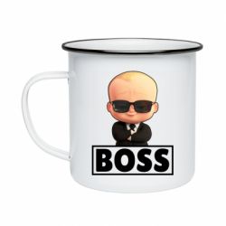 Кружка эмалированная Boss Baby - PrintSalon