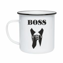 Кружка эмалированная Boss Costume - PrintSalon