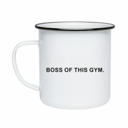 Кружка эмалированная Boss of this Gym - PrintSalon