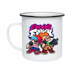 Кружка эмалированная Boyfriend And Pico