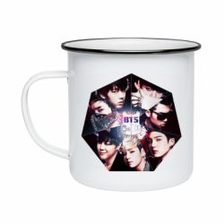 Кружка емальована Bts  к-рор - PrintSalon