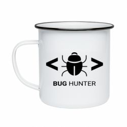 Кружка эмалированная Bug Hunter - PrintSalon