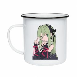 Кружка емальована Chan love - PrintSalon