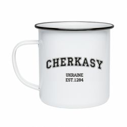 Кружка эмалированная Cherkasy - PrintSalon