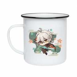 Кружка эмалированная Chibi Kazuha - PrintSalon