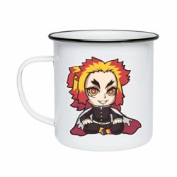 Кружка эмалированная Chibi Senjuro Rengoku - PrintSalon