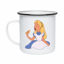 Кружка эмалированная Chinerella Pizza - PrintSalon