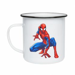 Кружка емальована Cool Spider-Man - PrintSalon