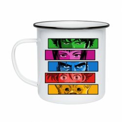 Кружка емальована Cowboy Bebop Eyes - PrintSalon