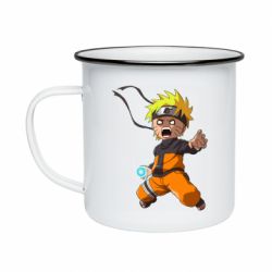Кружка эмалированная Crazy Naruto - PrintSalon