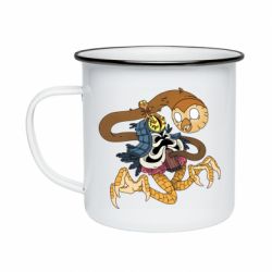 Кружка эмалированная Creepy Hooty - PrintSalon