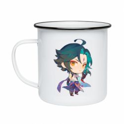 Кружка эмалированная Cute Chibi Xiao - PrintSalon