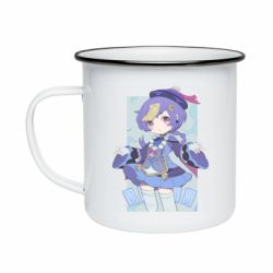Кружка эмалированная Cute Qiqi - PrintSalon