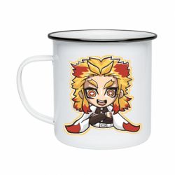 Кружка емальована Cute Senjuro Rengoku - PrintSalon