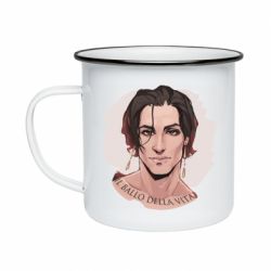 Кружка эмалированная Damiano David  portrait - PrintSalon