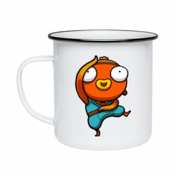 Кружка эмалированная Dancing Fishstick - PrintSalon