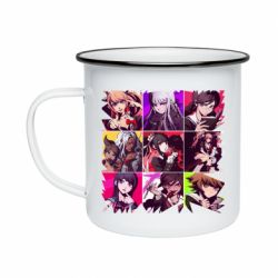 Кружка емальована Danganronpa characters - PrintSalon